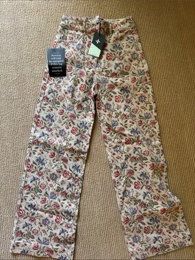 Tuckernuck Floral Wide-Leg Trousers in Dianthus Floral